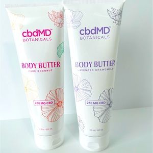 CBDMD PURE COCONUT & LAVENDER CHAMOMILE BODY BUTTER BUNDLE
